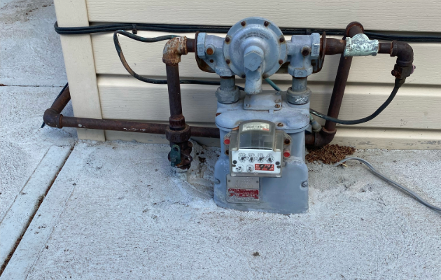 meter in concrete